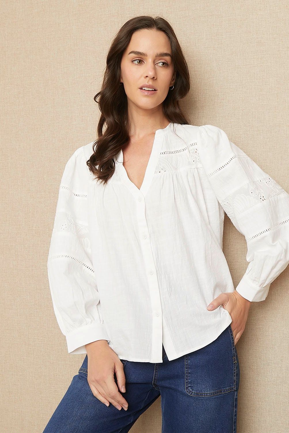 UNIVERSITY CLUB - Blusa Algodón Mujer University Club