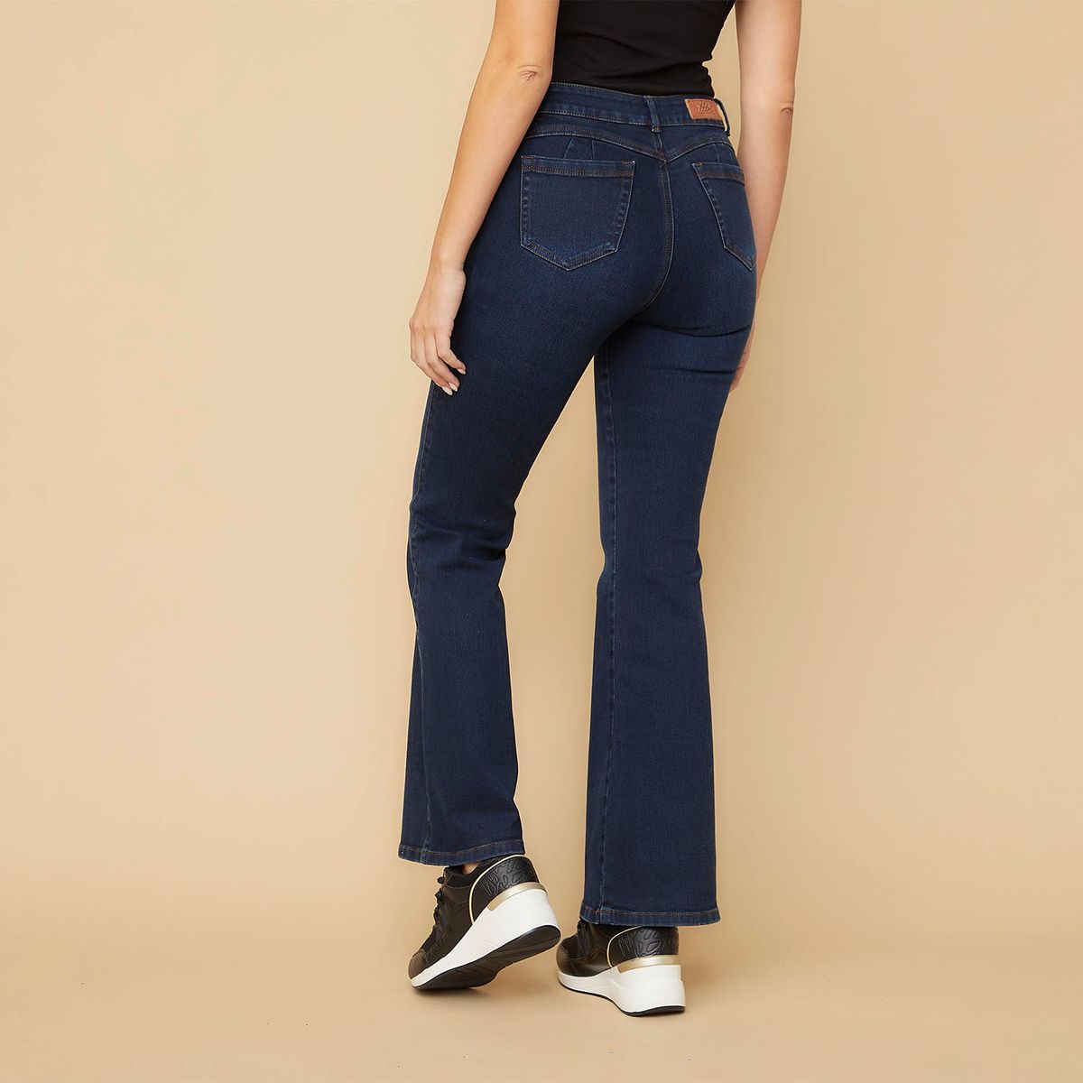 MOSSIMO - Jeans Flare Tiro Alto Mujer Mossimo