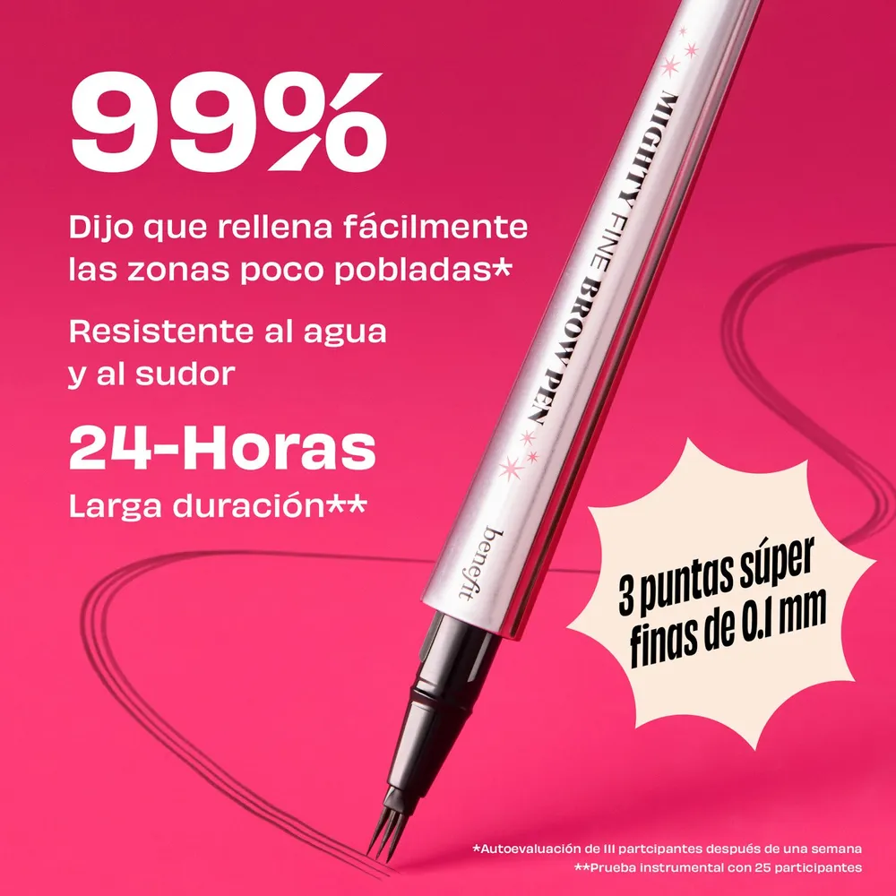 Benefit Mighty Fine Brow Pen 4 Warm Deep Brown, foto 10