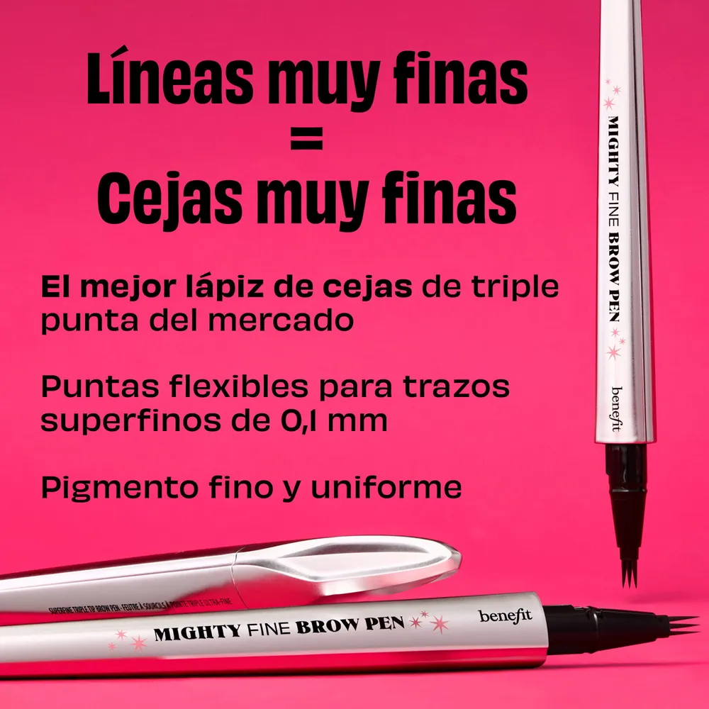 Benefit Mighty Fine Brow Pen 4 Warm Deep Brown, foto 12