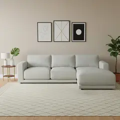 BASEMENT HOME - Seccional Derek Derecho Gris