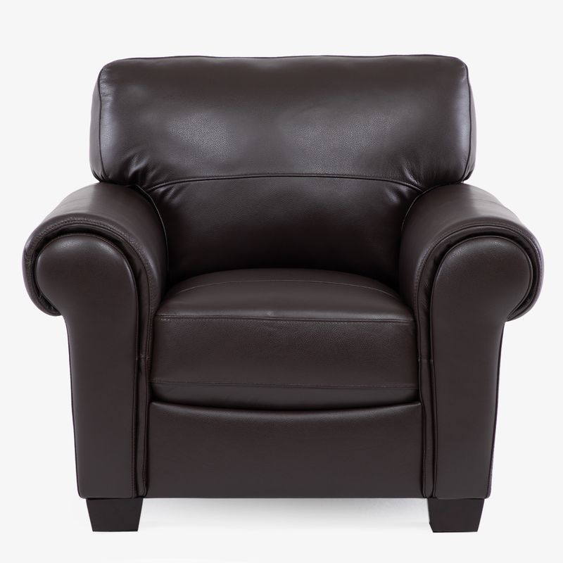 ROBERTA ALLEN - Sofa 1 Cuerpo Castle Cuero Choco Roberta Allen