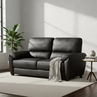 BASEMENT HOME - Sofá 2 Cuerpos Bailey Cuero