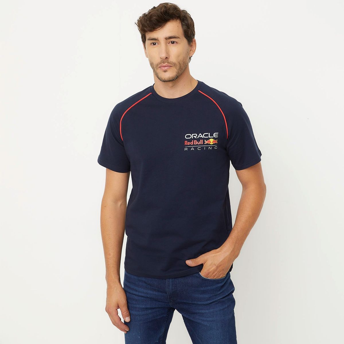 RED BULL - Polera Manga Corta Hombre Redbull