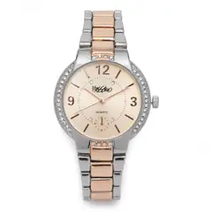 MOSSIMO - Set Reloj Análogo + Aros Mujer
