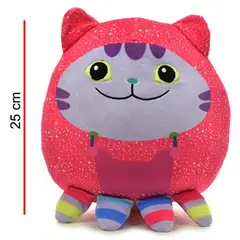 LA CASA DE GABBY - Peluche 25 Cm Dj Cat Spandex