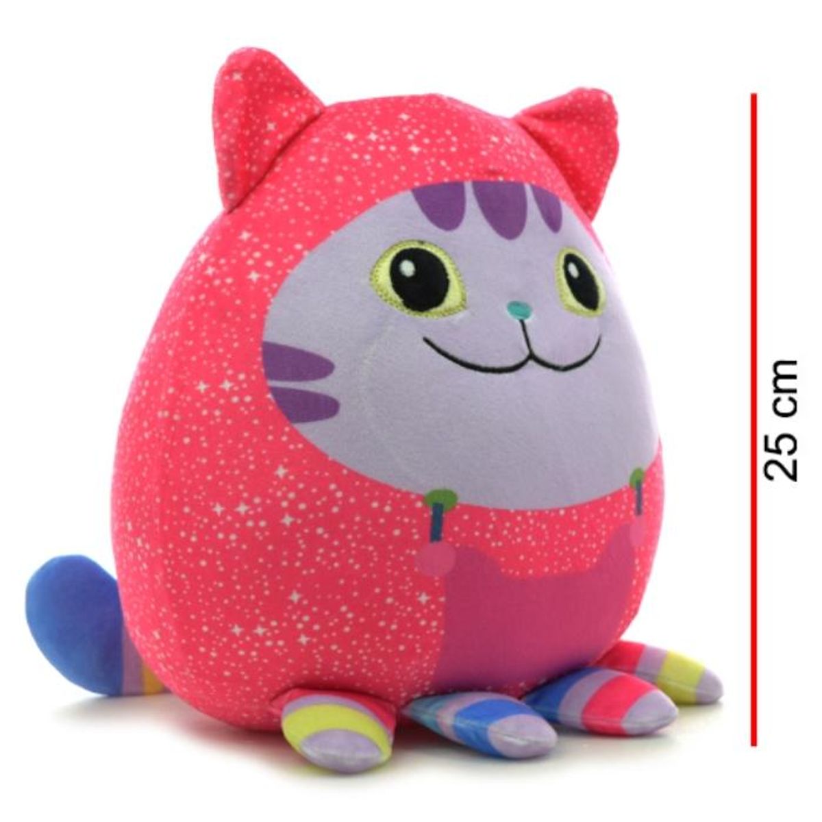 LA CASA DE GABBY - Peluche 25 Cm Dj Cat Spandex La Casa De Gabby