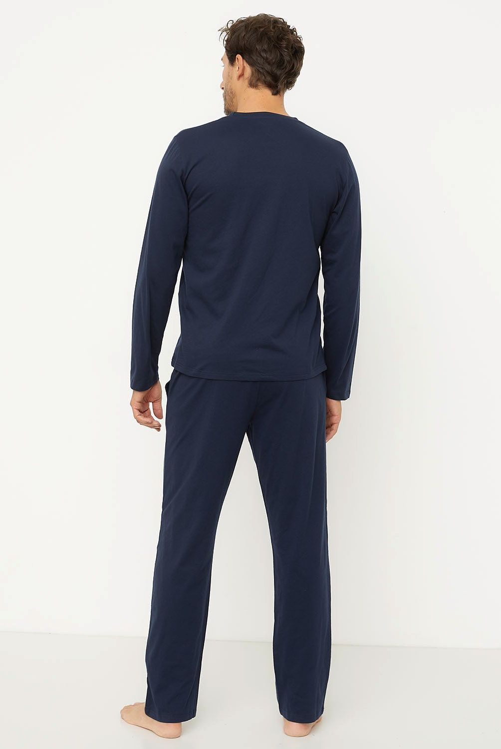 RED BULL - Pijama Largo Algodón Hombre Redbull