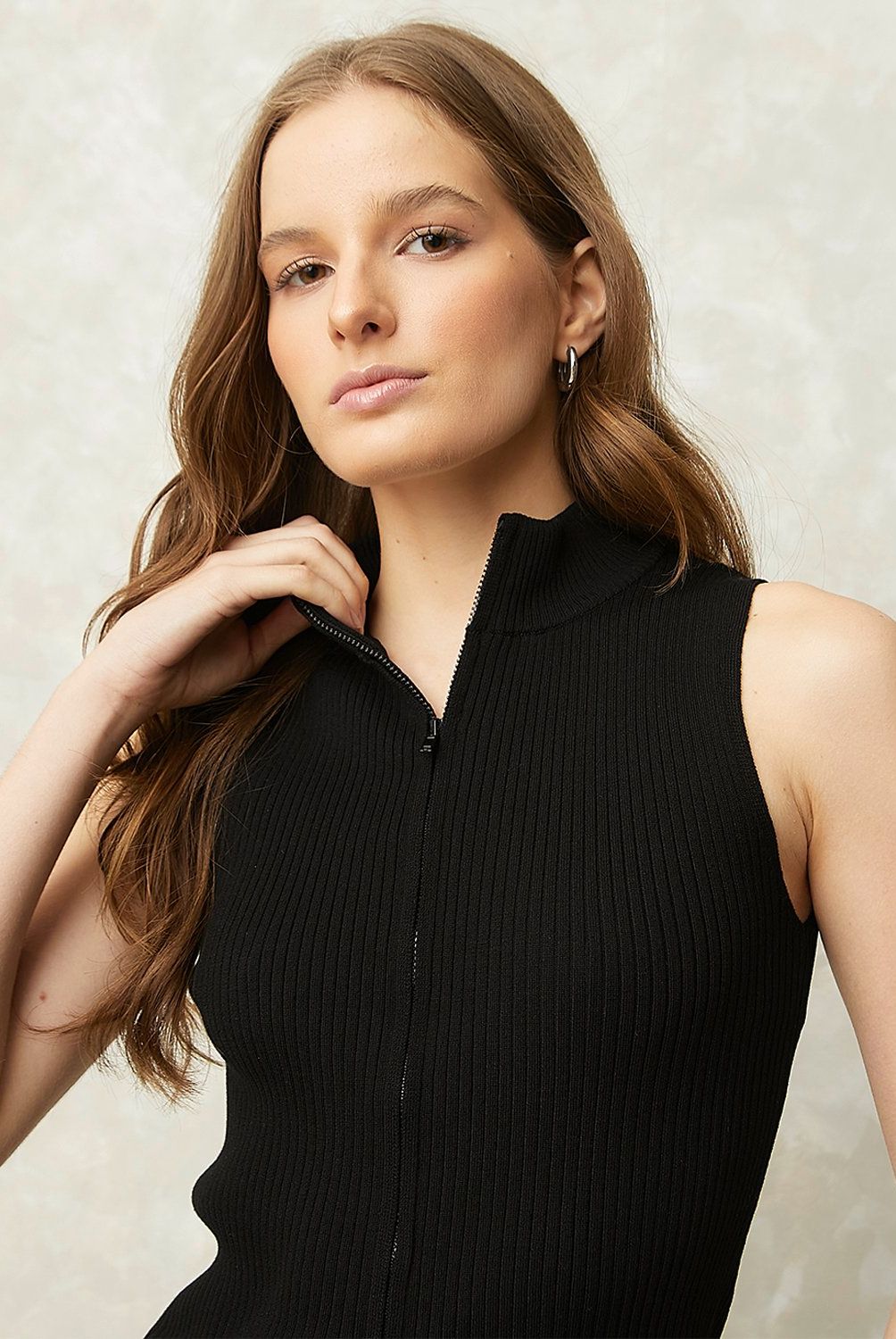 SYBILLA - Polera Sin Mangas Mujer Sybilla