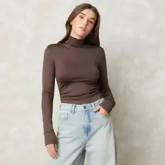 SYBILLA - Body Manga Larga Mujer