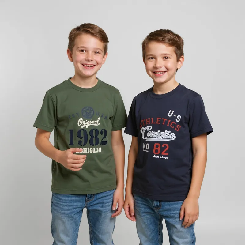 CONIGLIO - Pack 2 Poleras Niño Coniglio