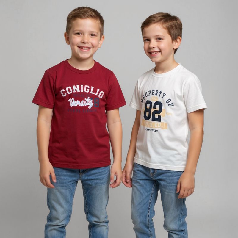 CONIGLIO - Pack 2 Poleras Niño Coniglio