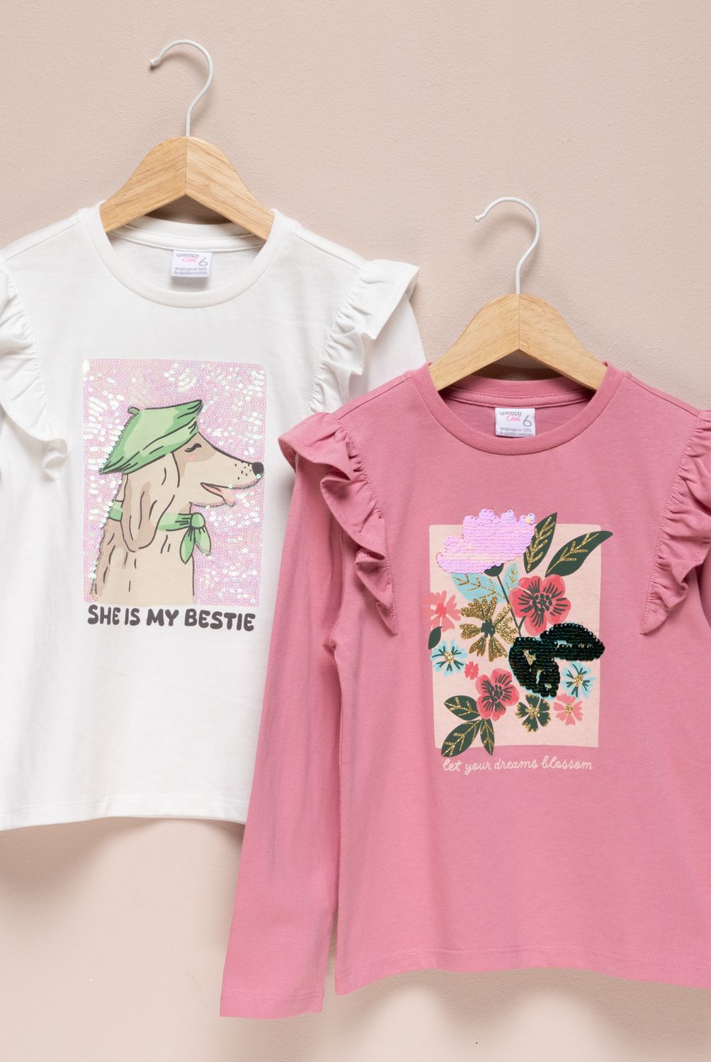 YAMP - Pack 2 Poleras Algodón Niña Yamp