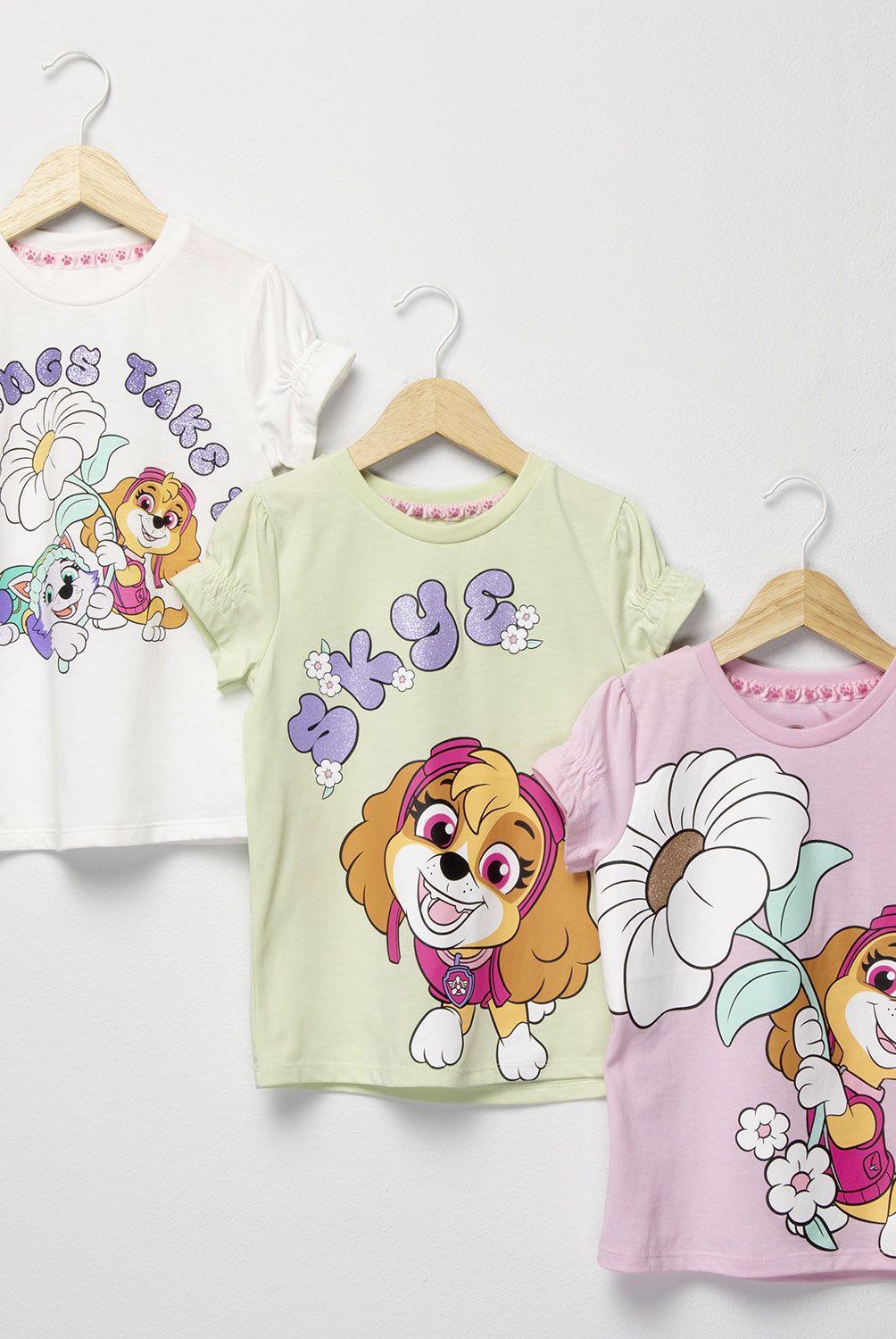 PAW PATROL - Pack 3 Poleras Algodón Niña Paw Patrol