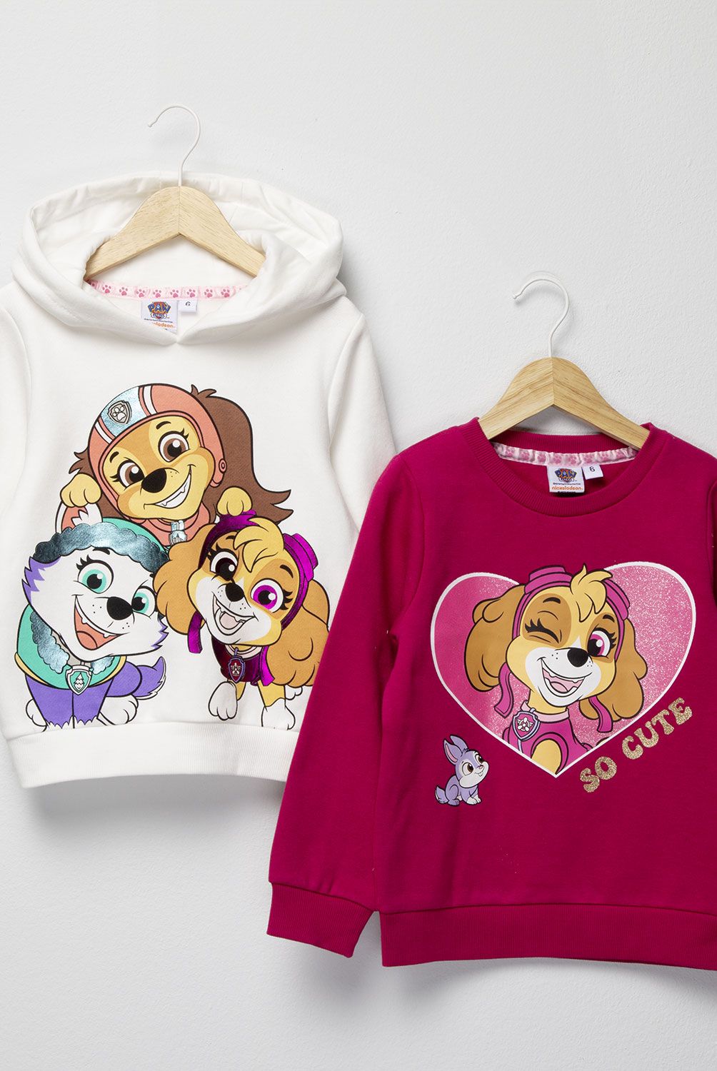 PAW PATROL - Pack 2 Polerónes Algodón Niña Paw Patrol