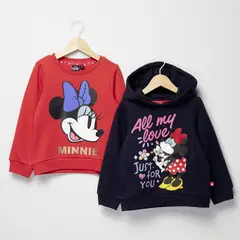 MINNIE - Pack 2 Polerónes Algodón Niña