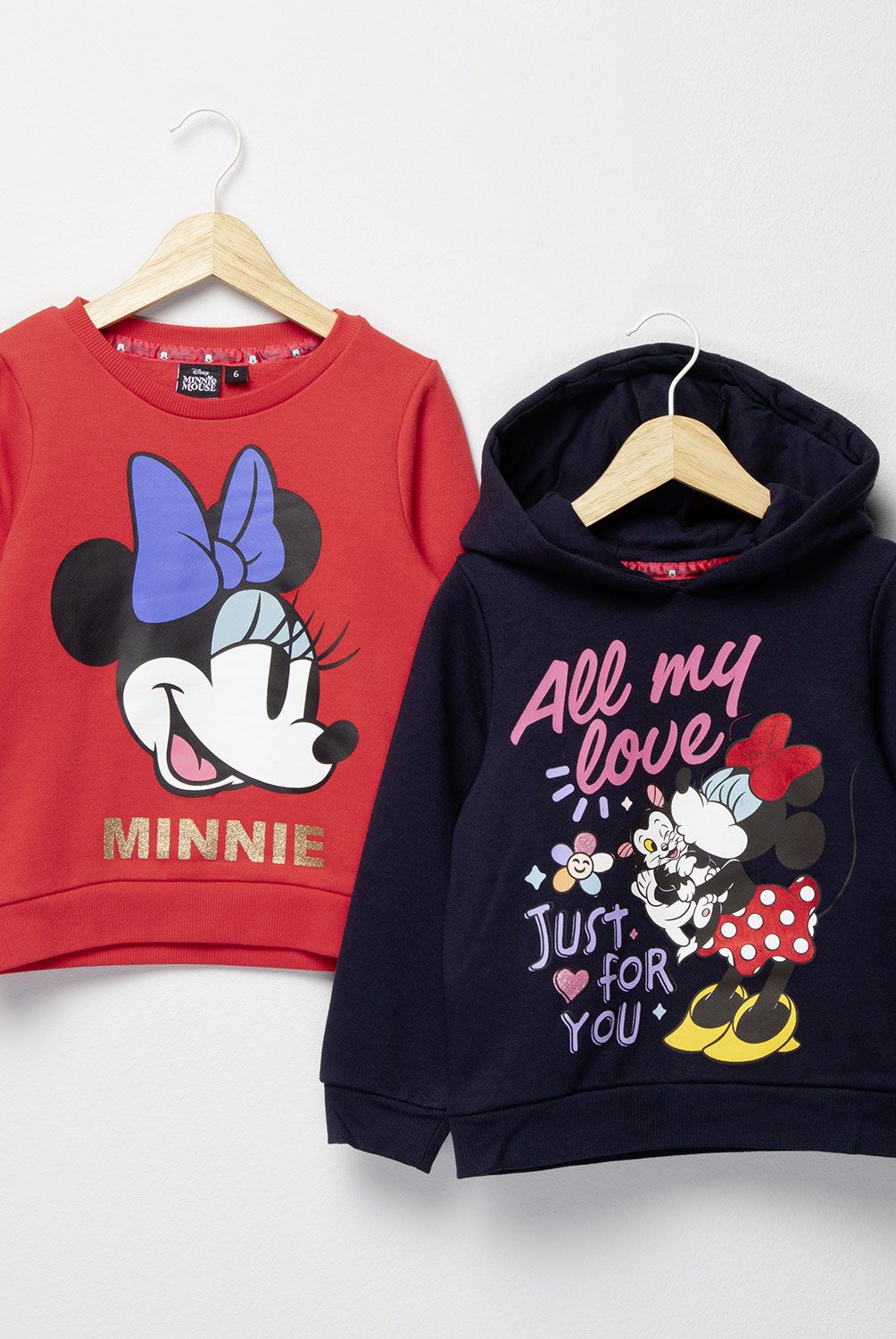 MINNIE - Pack 2 Polerónes Algodón Niña Minnie