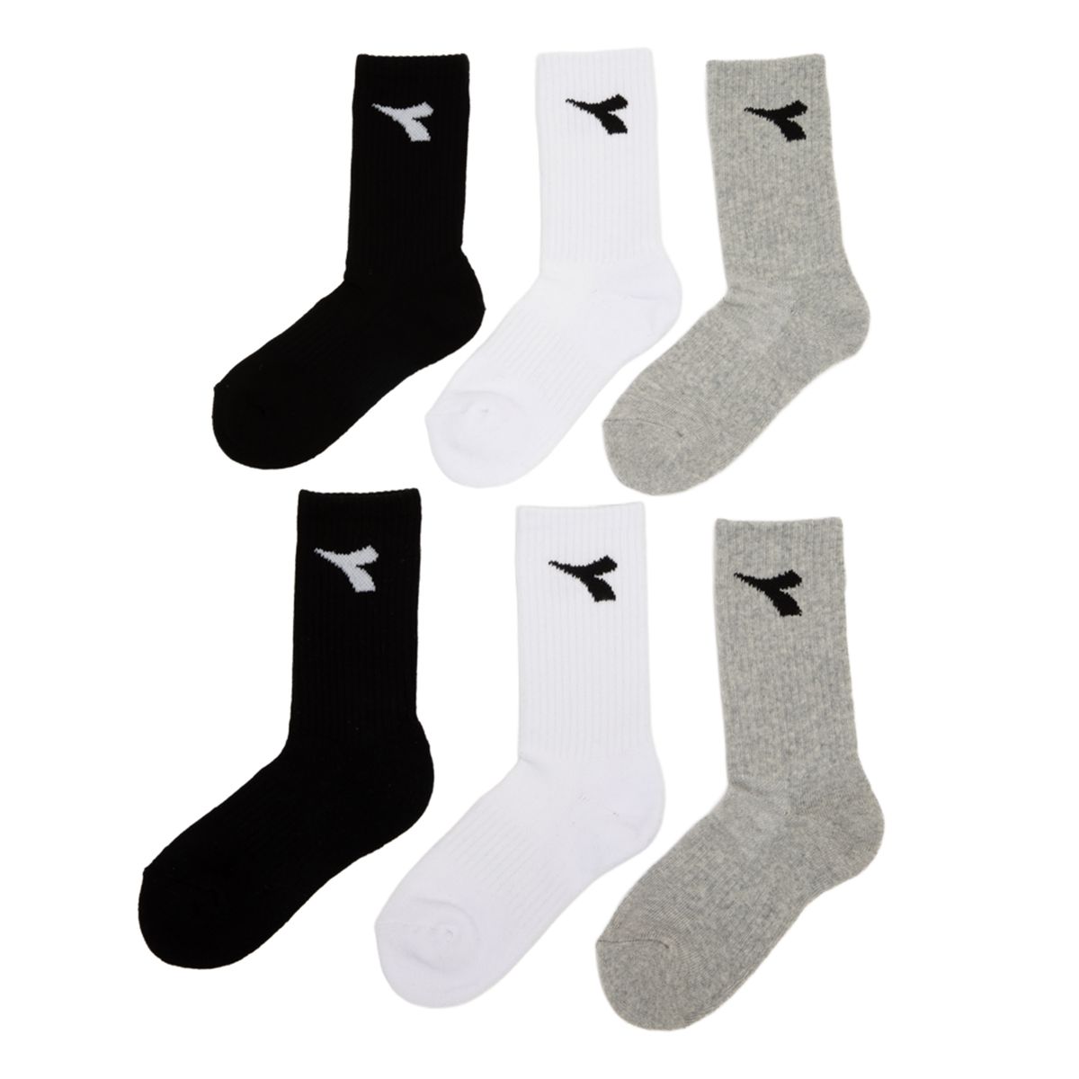 DIADORA - Pack de 6 Calcetines Algodón Niño Diadora