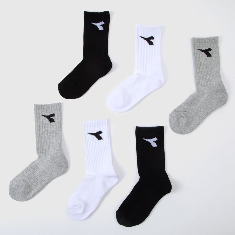 DIADORA - Pack de 6 Calcetines Algodón Niño Diadora