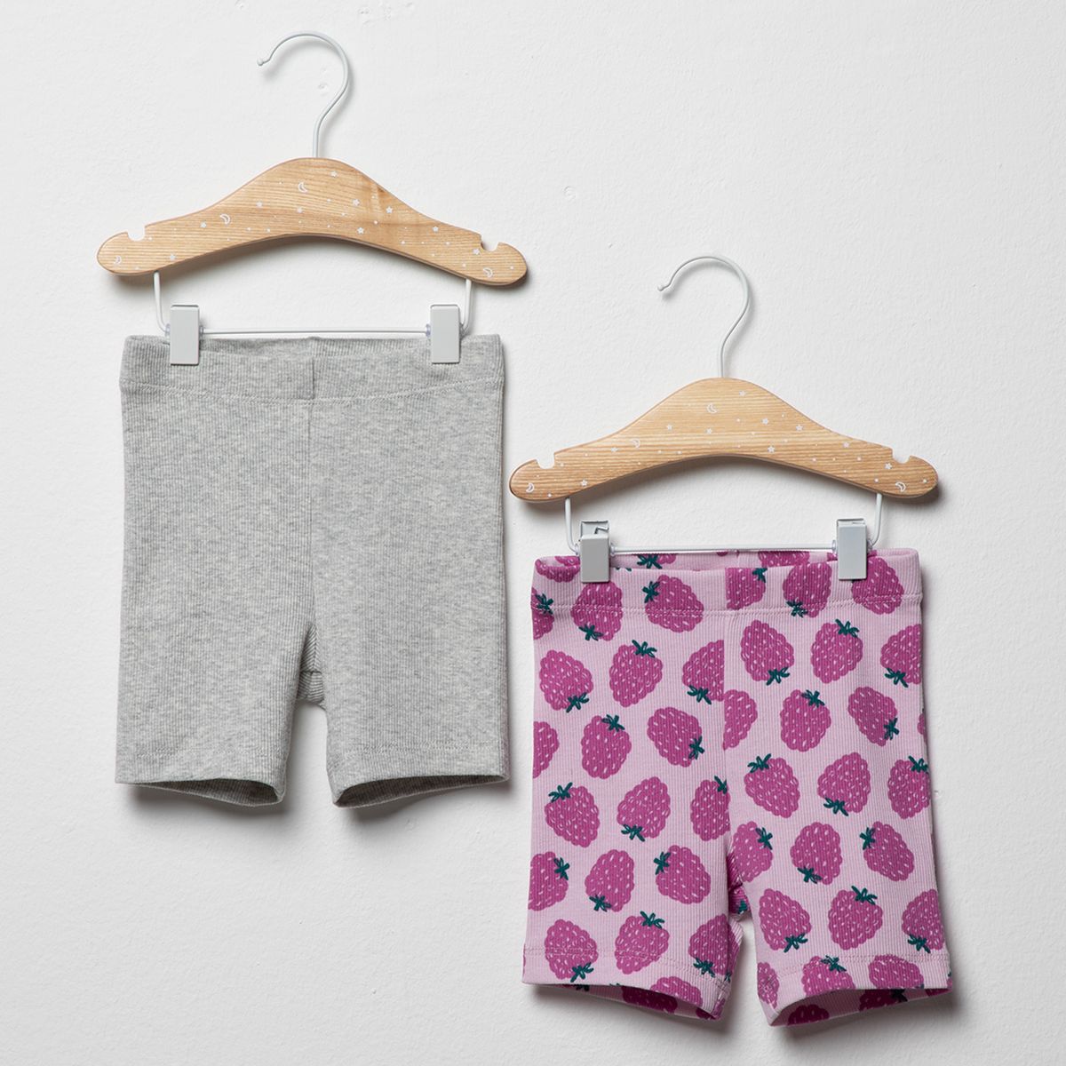 YAMP - Pack 2 Calzas Cortas Rib Bebe Niña Yamp