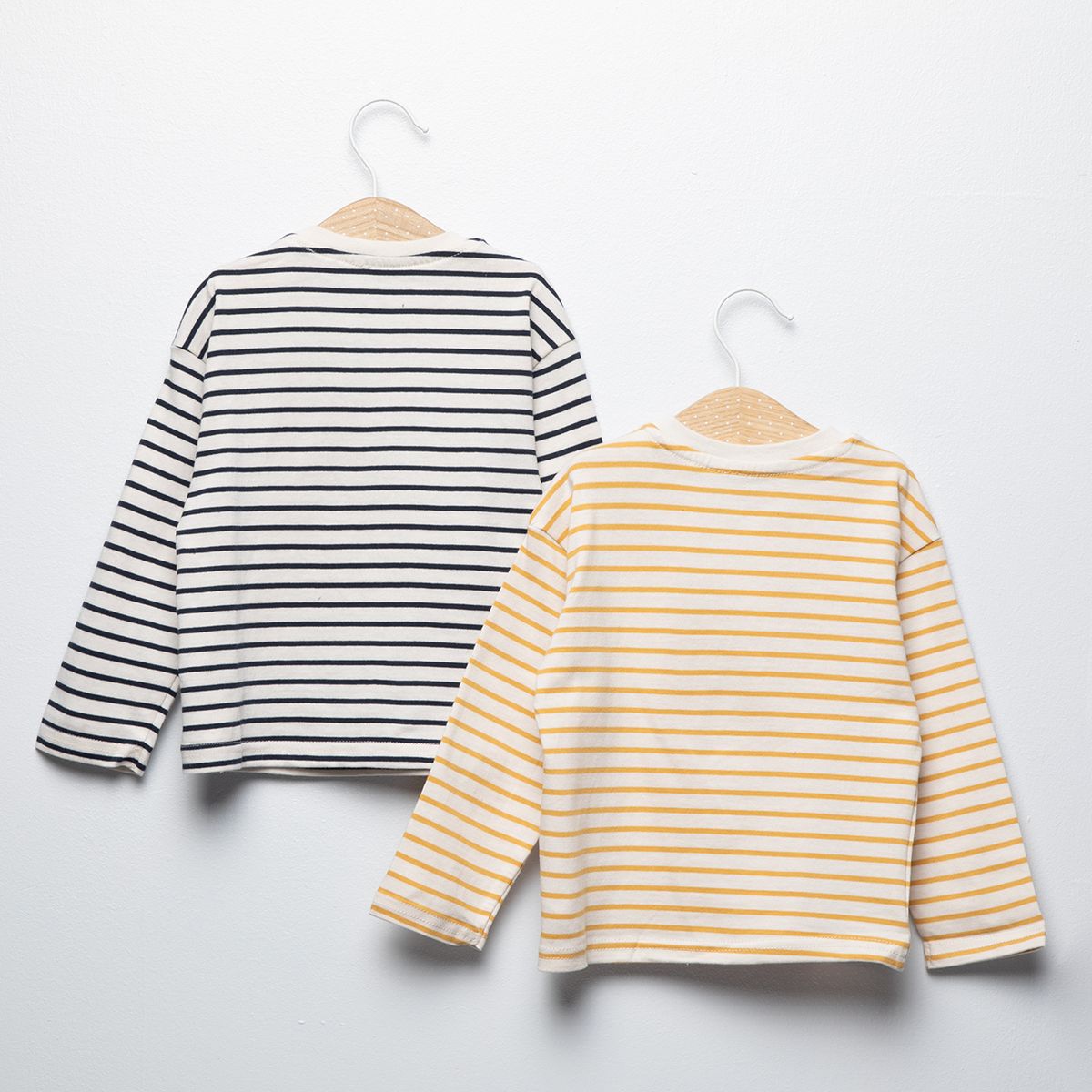 YAMP - Pack De 2 Poleras Manga Larga Bebé Niño Algodón Yamp
