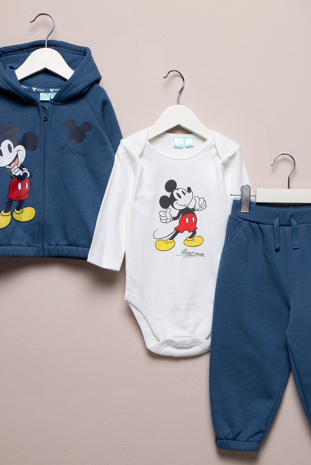 STD CHARACTERS - Conjunto Bebe Niño Mickey Mouse