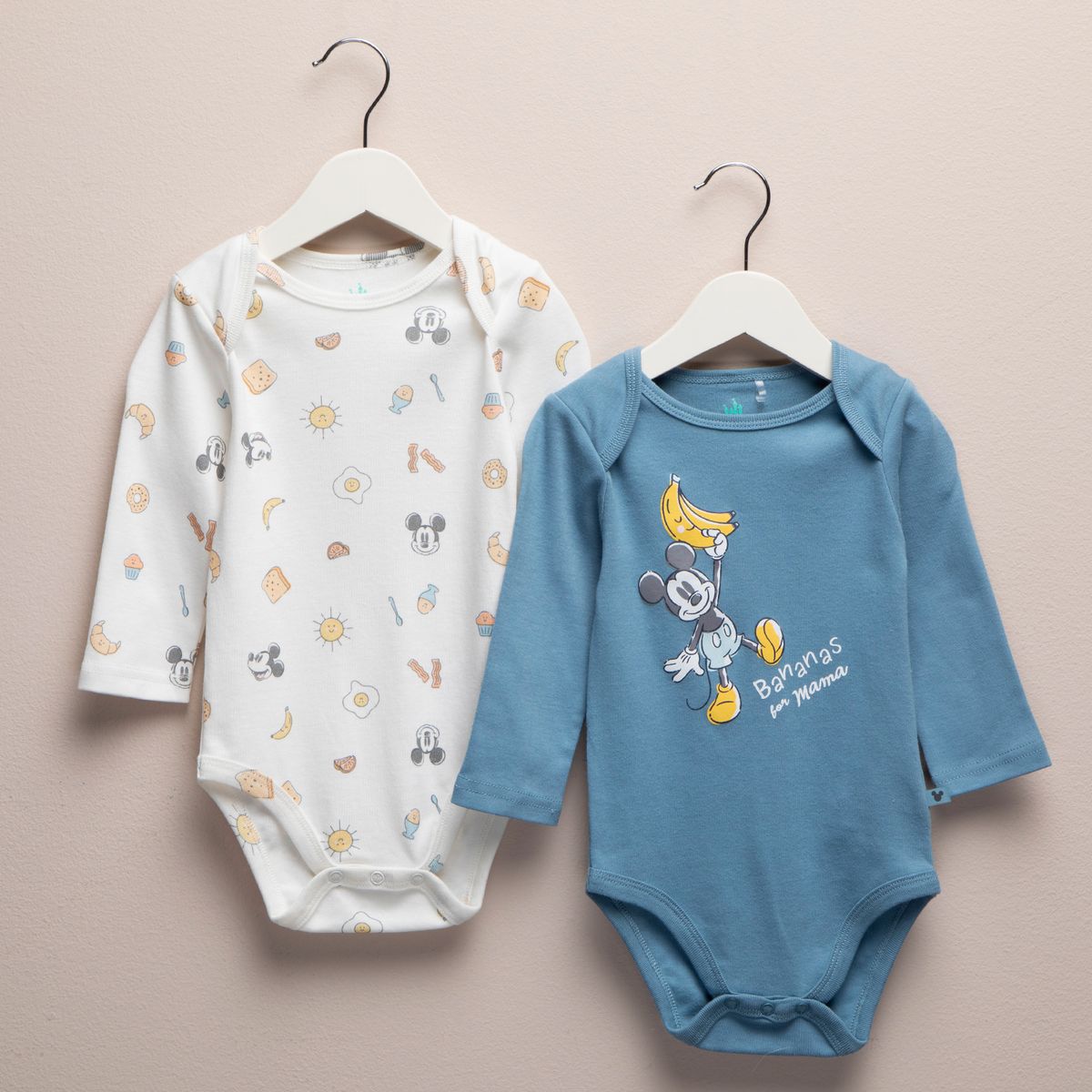 STD CHARACTERS - Pack 2 Body Bebé Niño Mickey Mouse Std Characters