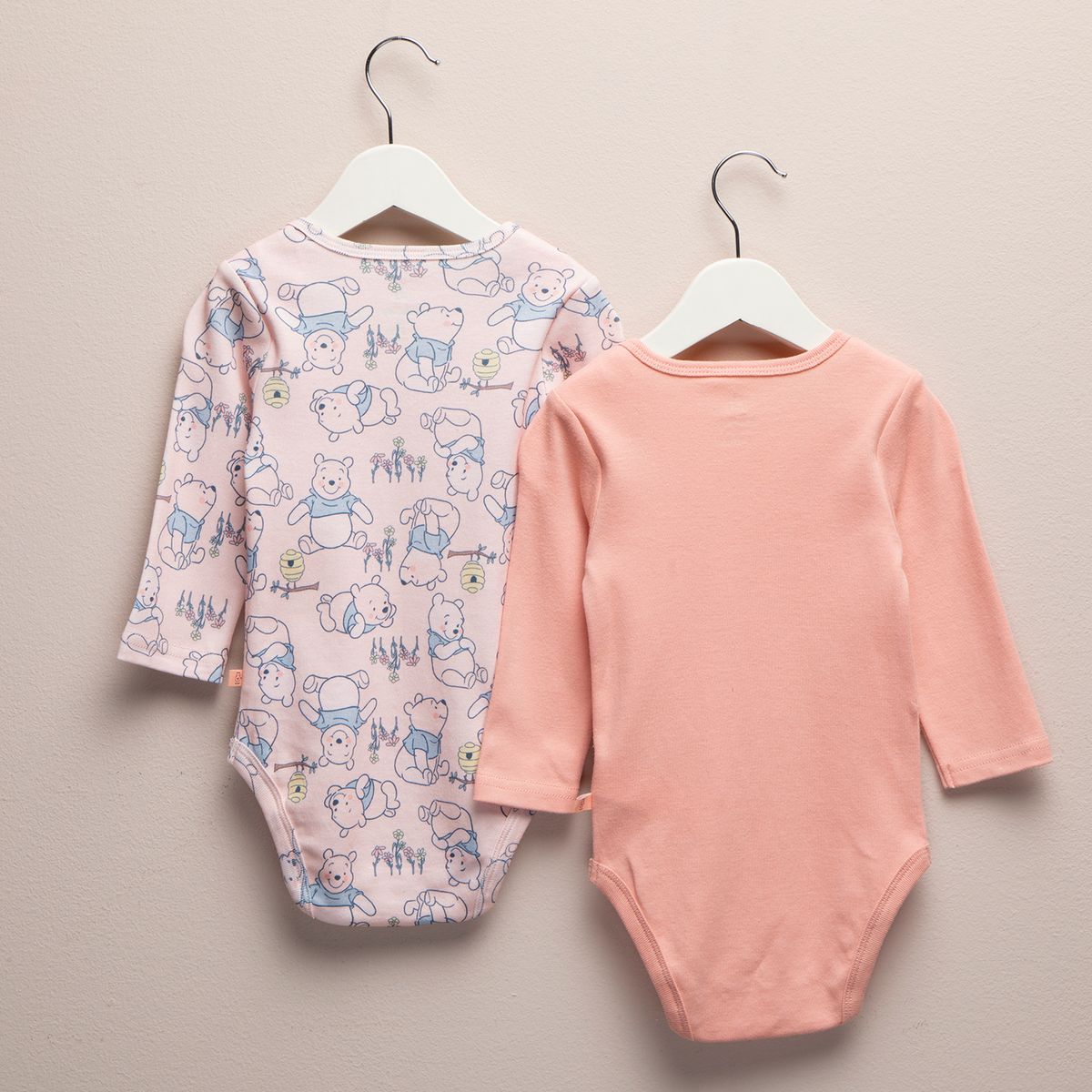 WINNIE THE POOH - Pack 2 Body Bebé Niña Algodón Winnie The Pooh