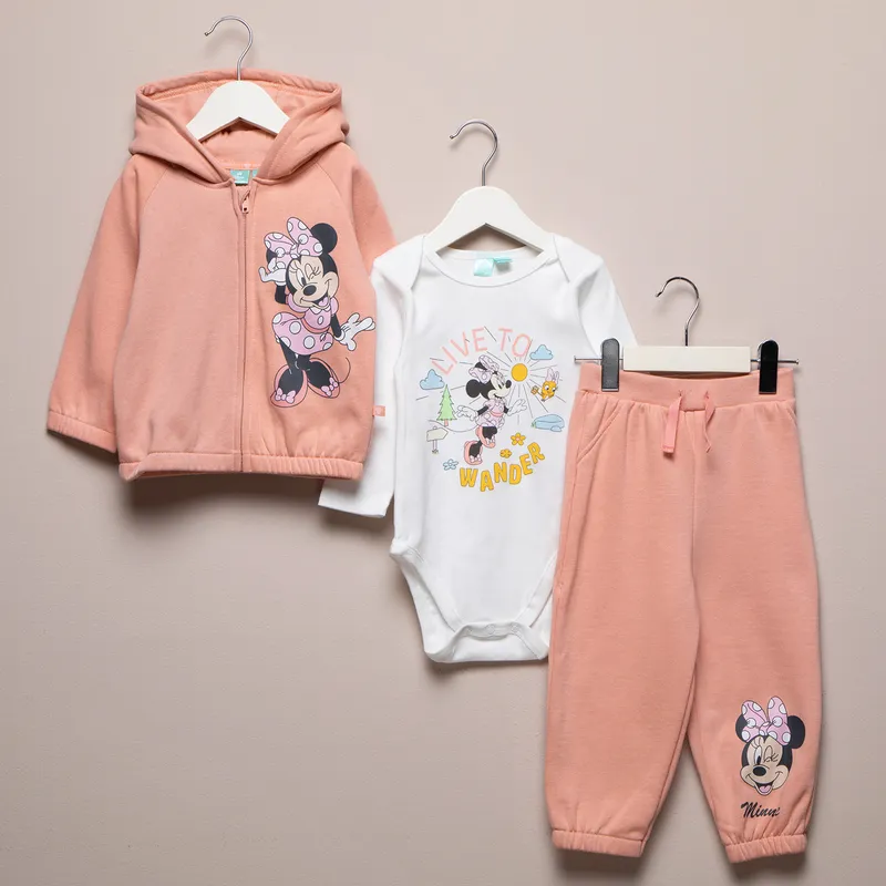 MINNIE - Conjunto Algodón Bebé Niña Minnie