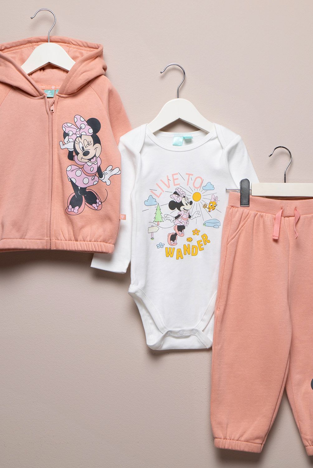 MINNIE - Conjunto Algodón Bebé Niña Minnie