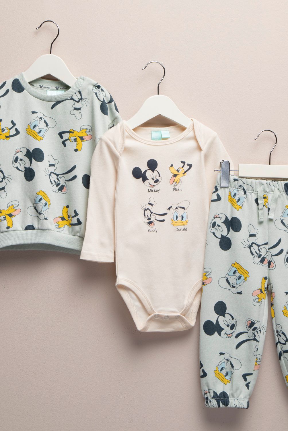 STD CHARACTERS - Conjunto Bebe Niño Mickey Mouse