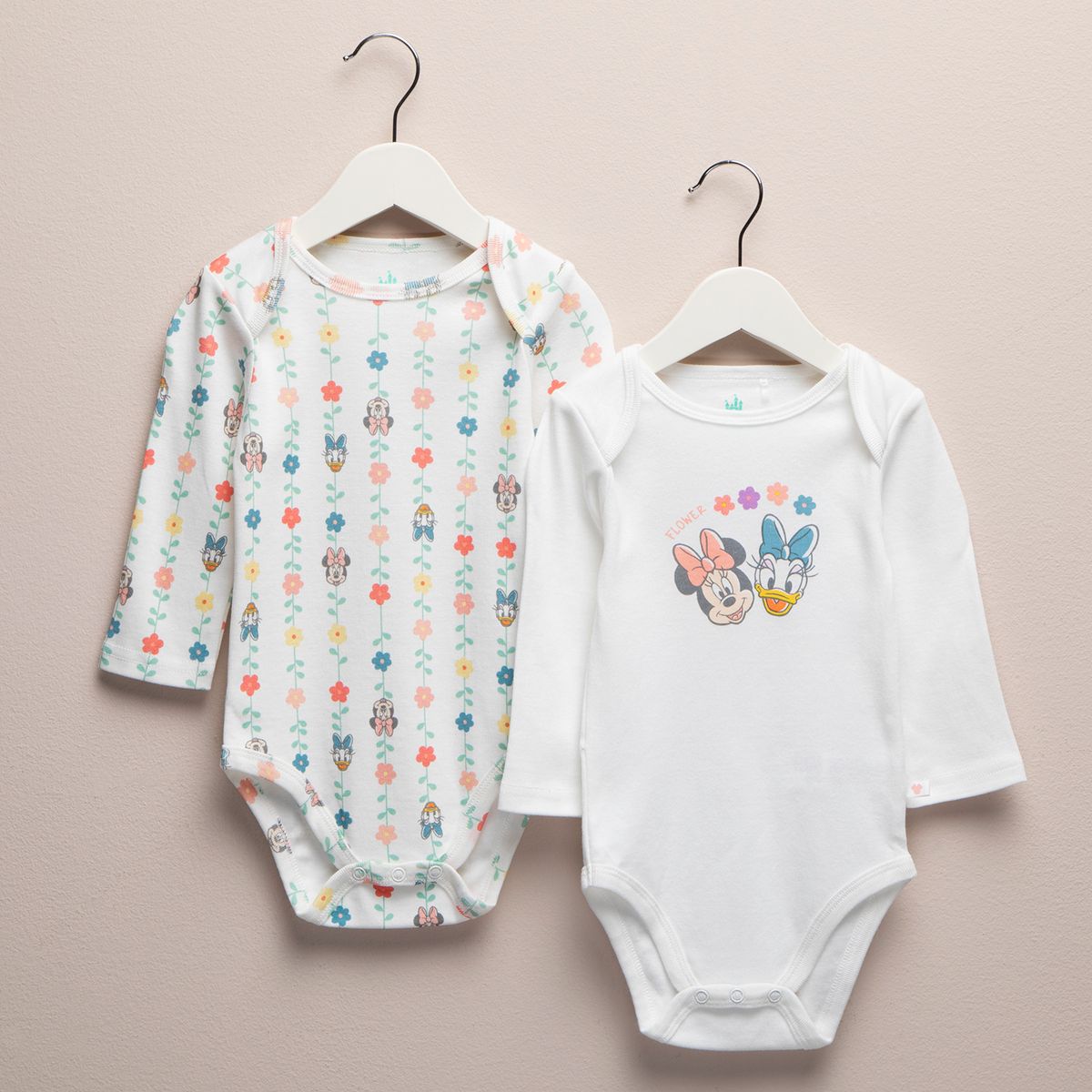 MINNIE - Pack 2 Body Bebé Niña Minnie