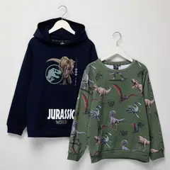 JURASSIC WORLD - Pack 2 Polerónes Algodón Niño