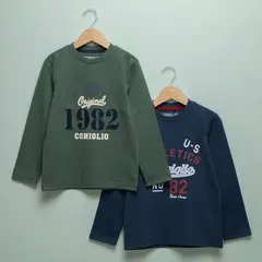 CONIGLIO - Pack 2 Poleras Niño