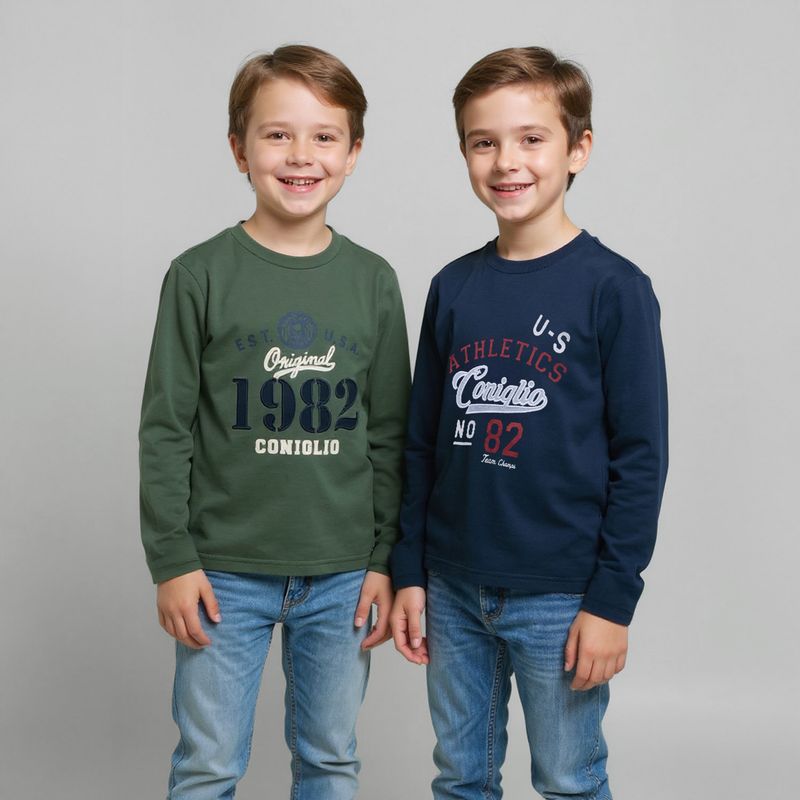 CONIGLIO - Pack 2 Poleras Niño Coniglio