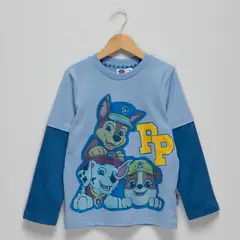 PAW PATROL - Polera Algodón Niño