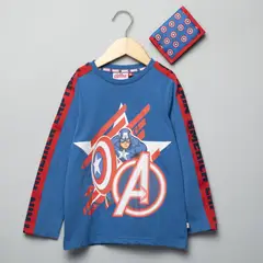AVENGERS - Polera Algodón Niño + Billetera