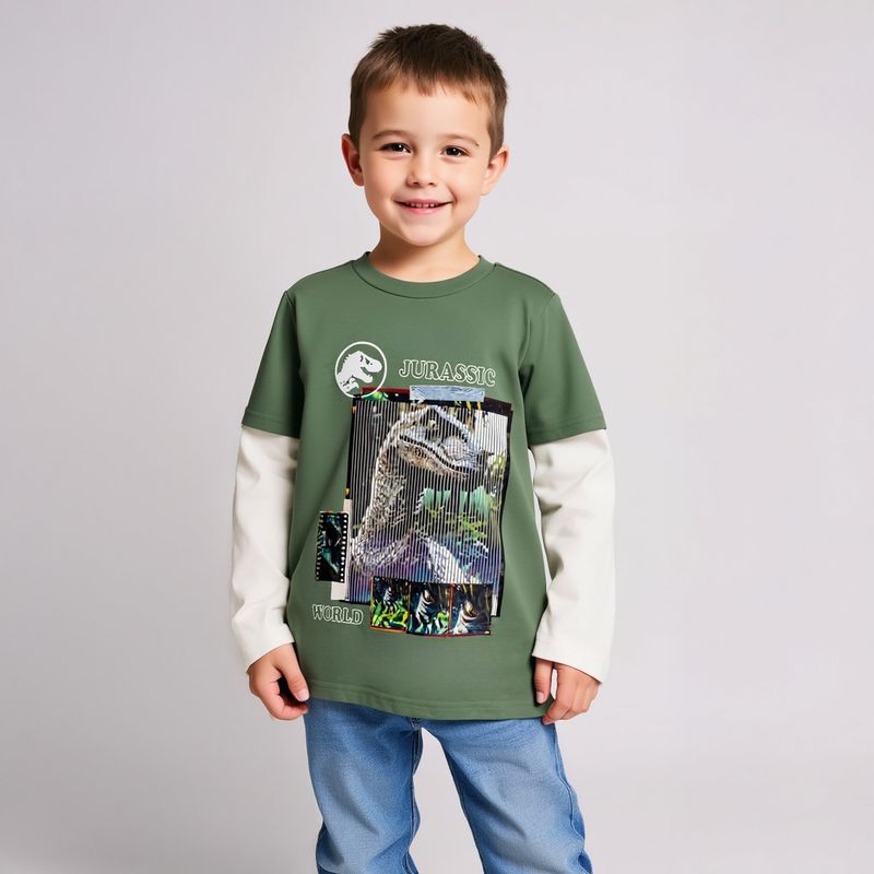 JURASSIC WORLD - Polera Algodón Niño Jurassic World