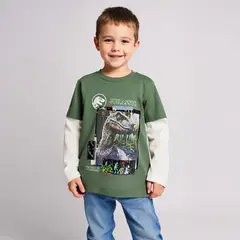 JURASSIC WORLD - Polera Algodón Niño