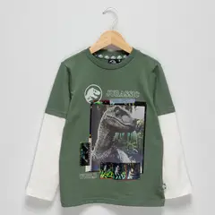 JURASSIC WORLD - Polera Algodón Niño