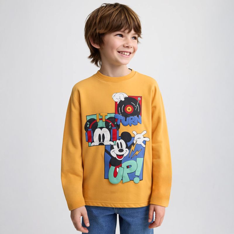 STD CHARACTERS - Polera Niño Mickey Mouse