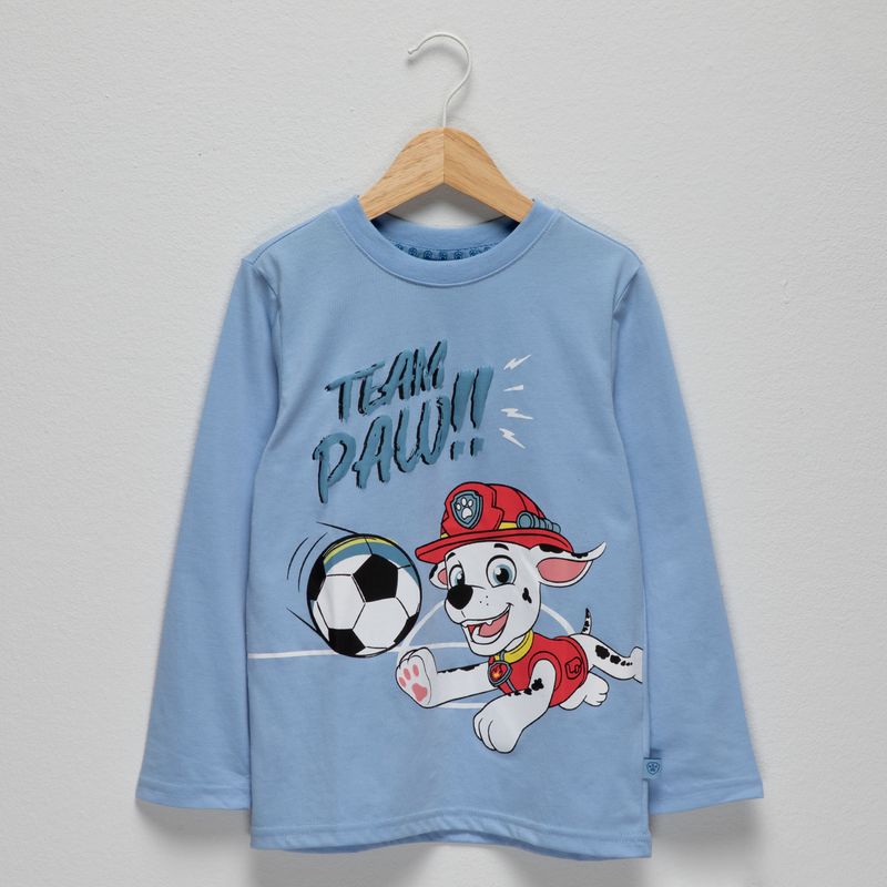 PAW PATROL - Polera Algodón Niño Paw Patrol