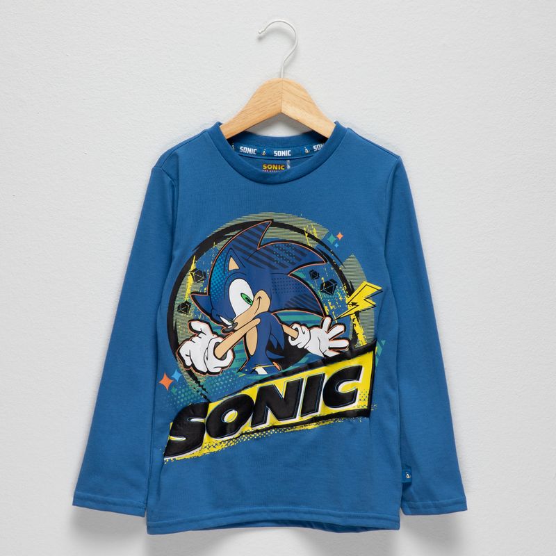 SONIC - Polera Algodón Niño Sonic