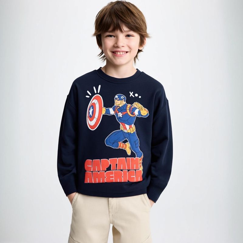 AVENGERS - Polera Algodón Niño Avengers