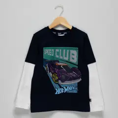 HOT WHEELS - Polera Algodón Niño