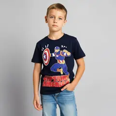AVENGERS - Pack 3 Poleras Algodón Niño