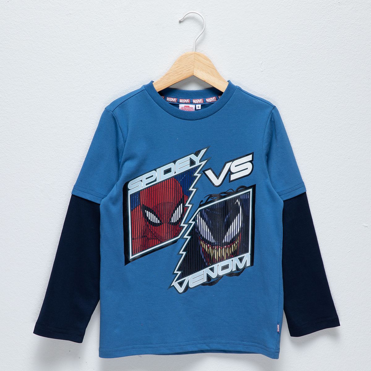 SPIDER MAN - Polera Algodón Niño Spider-Man