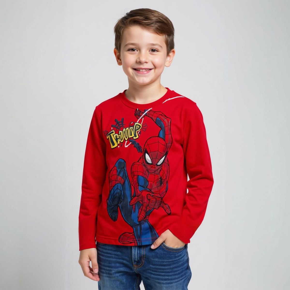 SPIDER MAN - Polera Niño Spider-Man