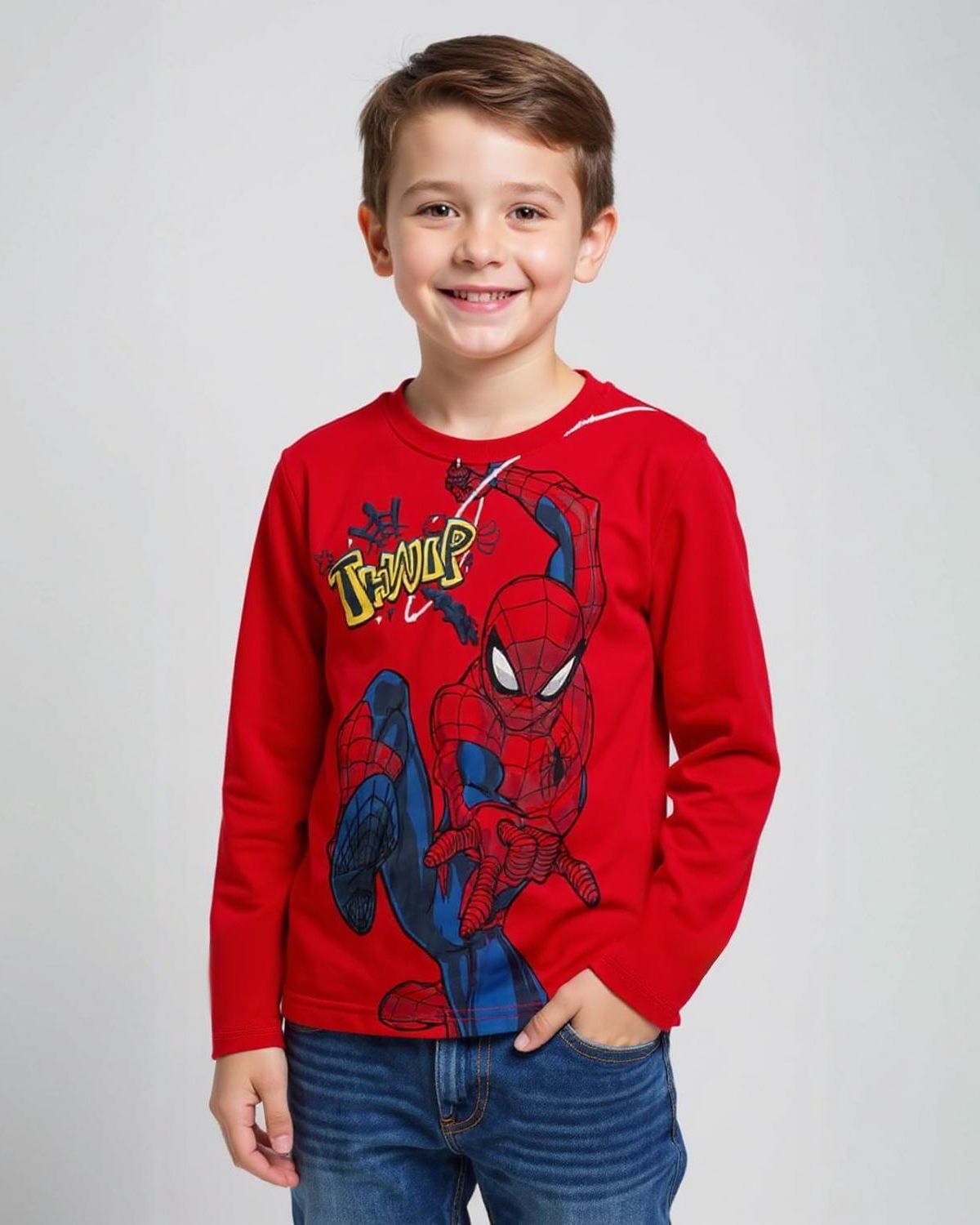 MARVEL Polera Niño Spiderman