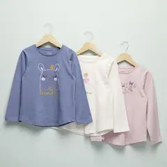 YAMP - Pack 3 Poleras Algodón Niña